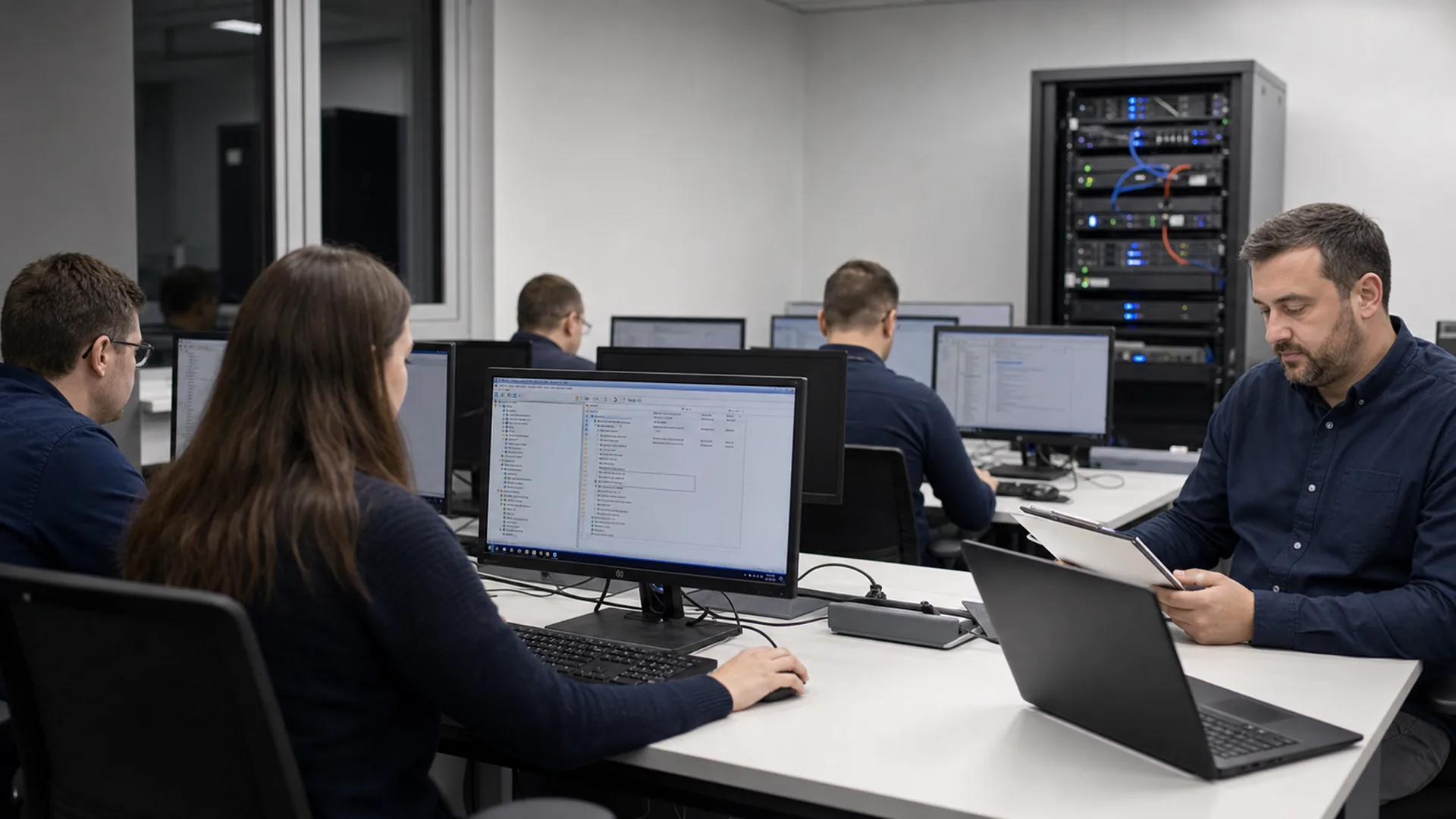 ITPC-TRN-ADDS-HERO-01 Uczestnicy szkolenia administrują domeną i usługą katalogową w laboratorium Windows Server.